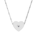 Pearlvy Gravierbare Herzkette — Personalisierter Anhänger aus 925er Silber