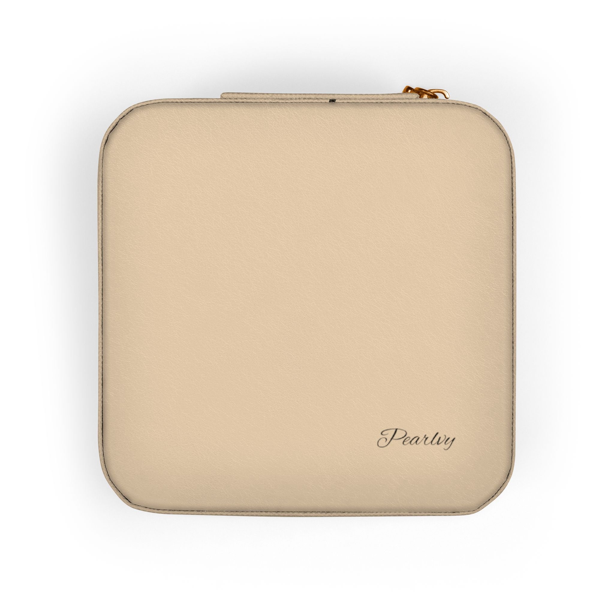 Kompaktes Pearlvy Schmuck-Reiseetui — Tragbarer Ring- & Ohrringe-Organizer