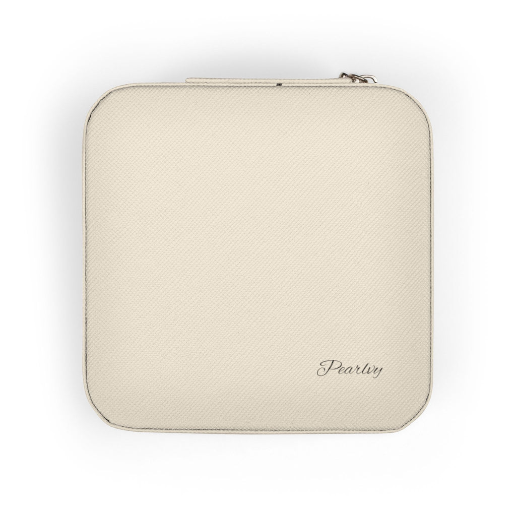 Kompaktes Pearlvy Schmuck-Reiseetui — Tragbarer Ring- & Ohrringe-Organizer