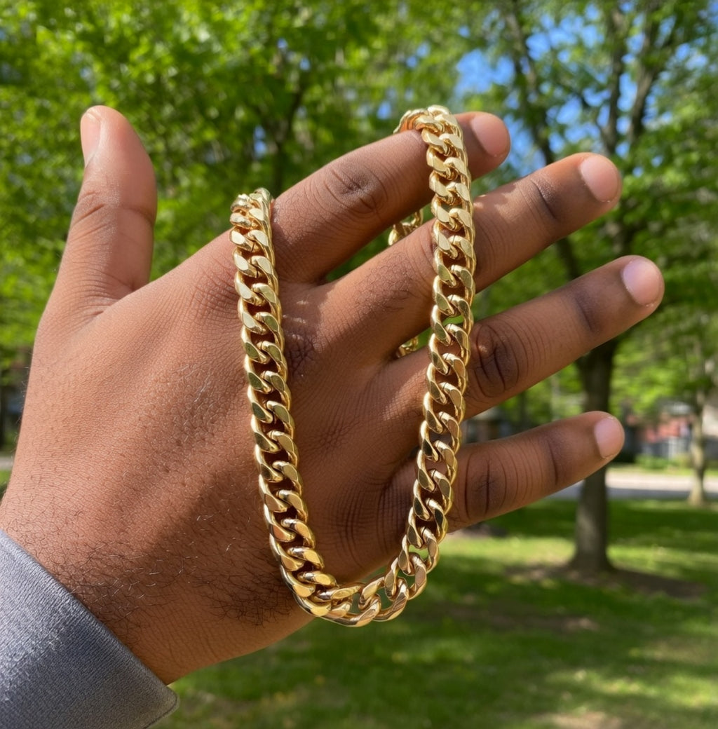 Pearlvy kubanische gleitkette